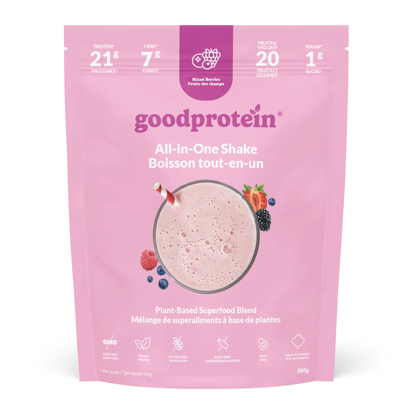 Good Protein - Mixed Berries - 880 g