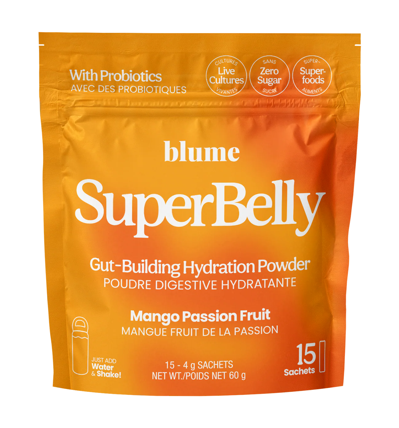 BLUME - SuperBelly Mango Passion fruit - 15 Packs