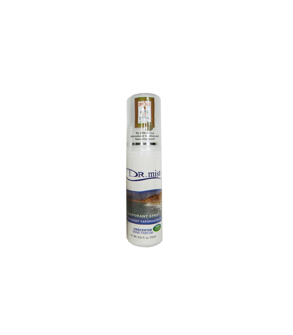 Dr. Mist - Deodorant Spray Unscented - 75mL