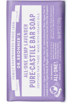 Dr. Bronner's - Pure-Castile Magic Bar Soap (Lavender) - 140g