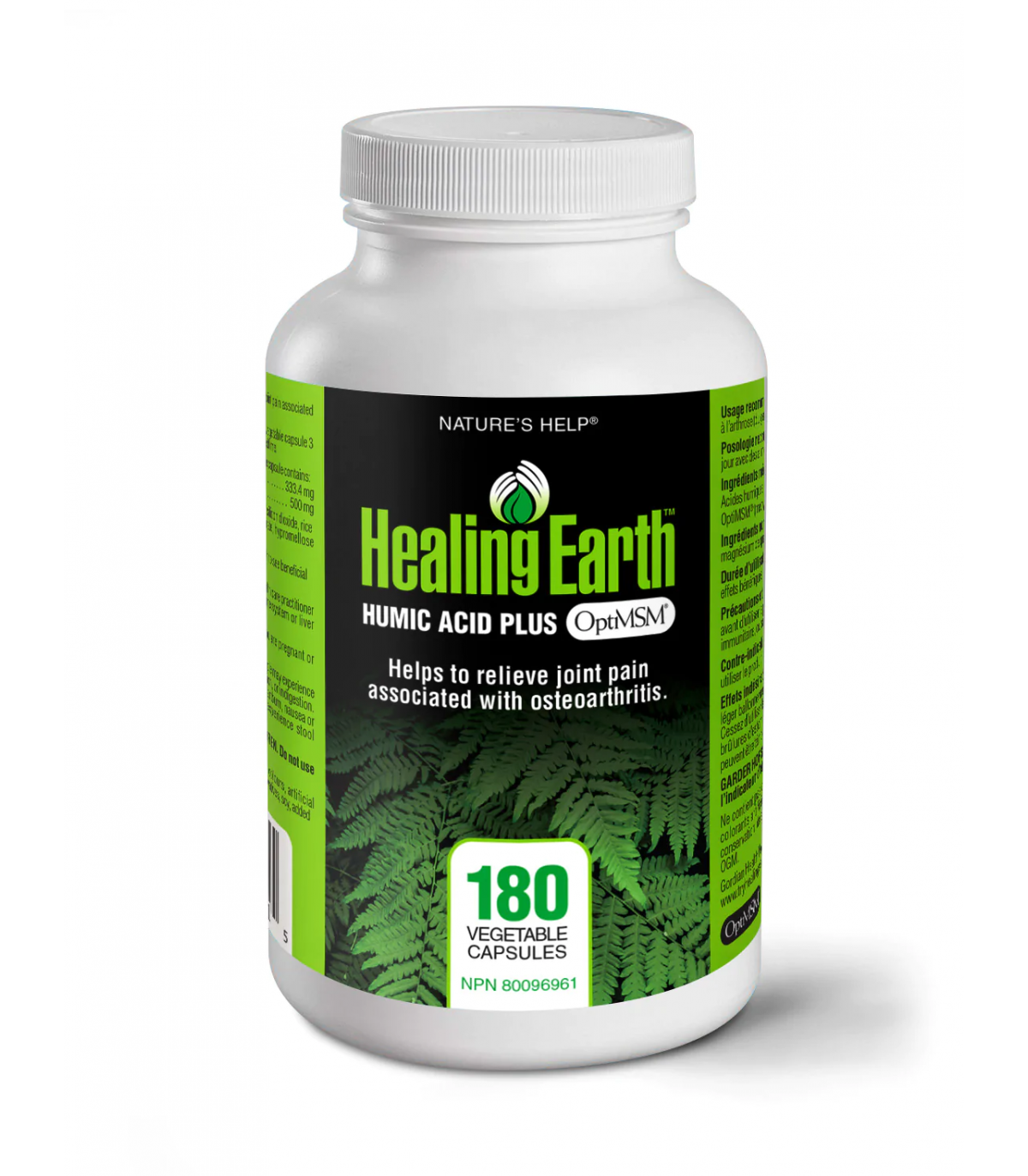 Healing Earth - Humic Acid Plus MSM - 180 Capsules