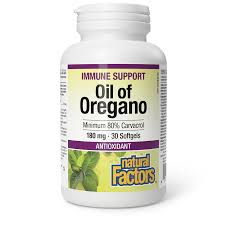 Natural Factors - Organic Oil Of Oregano - 60 Softgels