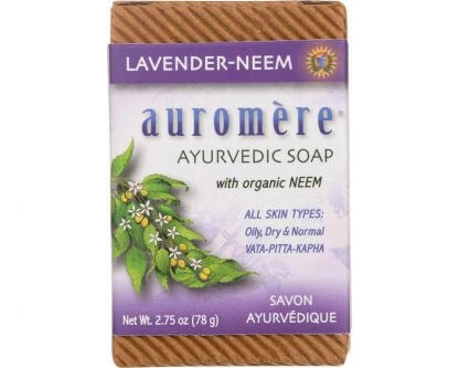 Auromere - Lavender-Neem Ayurvedic Soap - 78g