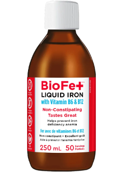 KidStar Nutrients BioFe+ - Liquid Iron With Vitamin B6 & B12 - 250ml