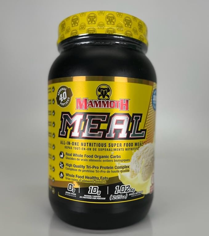 Mammoth Meal Replacement Vanilla Ice Cream - 2.25LBS