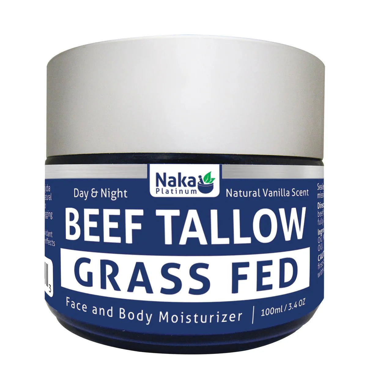 Naka - Beef Tallow Face & Body Moisturizer (Vanilla) - 100ml