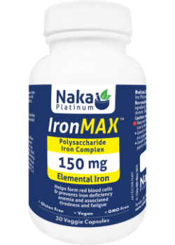 Naka - Iron Max 150mg - 30 Capsules
