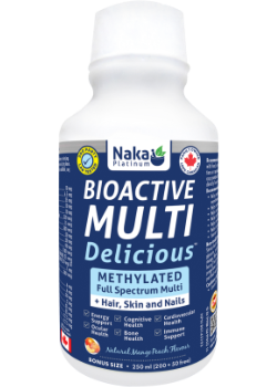 Naka - Bioactive Multi Delicious Methylated (Mango Peach) - 250ml