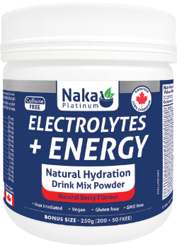Naka - Electrolytes + Energy (Natural Berry) - 250g