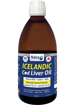 Naka - Icelandic Cod Liver Oil (Lemon) - 500ml