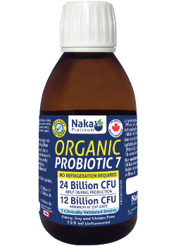 Naka - Organic Probiotic 7 (7 Strains / 12 Billion, Unflavoured) - 125ml