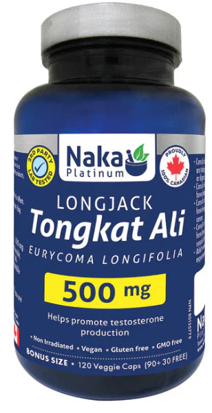 Naka - Longjack Tongkat Ali 500mg - 120 Capsules