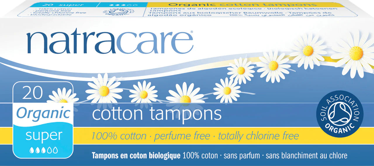 Natracare - Organic Cotton Tampons - 20 Pack