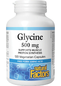 Natural Factors - Glycine 500mg - 120 Capsules