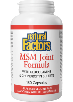 Natural Factors - MSM Joint Formula - 180 Caps