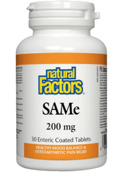 Natural Factors - SAMe 200mg - 30 Tablets