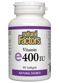 Natural Factors - Vitamin E 400iu - 90 Softgels