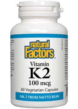 Natural Factors - Vitamin K2 100mcg  - 60 Capsules