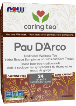 Now Caring Tea - Pau D'arco - 24 Bags