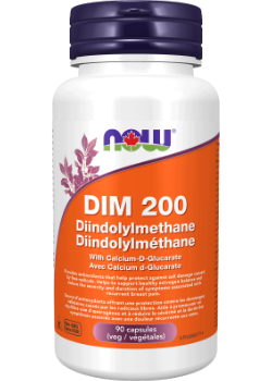 Now - DIM 200 With Calcium D-Glucarate - 90 Capsules