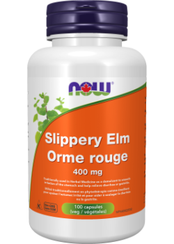 NOW - Slippery Elm 400 mg - 100 Capsules