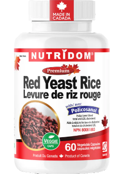 Nutridom - Red Yeast Rice & Policosanol - 60 Capsules