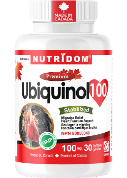 Nutridom - Ubiquinol 100 - 30 Softgels