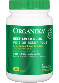 Organika - Beef Liver Plus - 90 Capsules