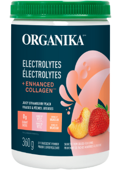 Organika - Electrolytes + Enhanced Collagen (Strawberry Peach) - 360g