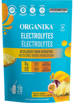 Organika - Electrolytes Powder (Pineapple Passion) - 3.5g x 20 Packs
