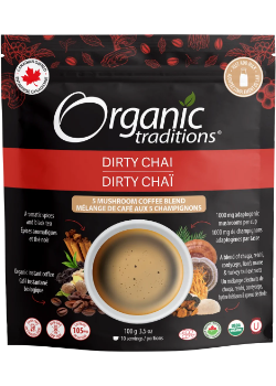 Organic Traditions - Dirty Chai 5 Mushroom Coffee Blend - 100g