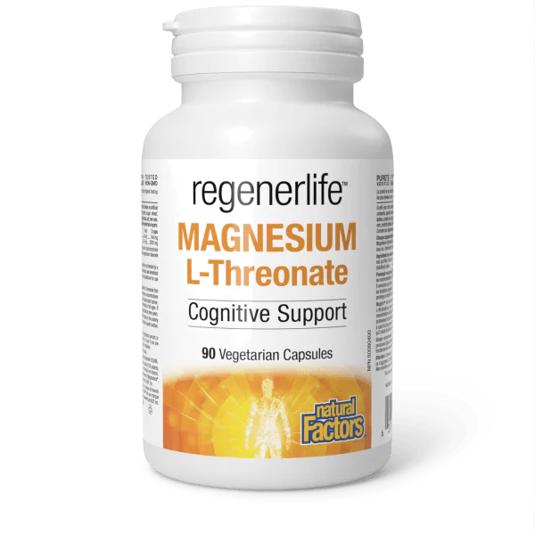 Natural Factors - RegenerLife Magnesium L-Threonate - 90 Capsules