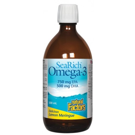 SeaRich - Omega-3 750 mg EPA / 500 mg DHA Lemon Meringue - 500 mL