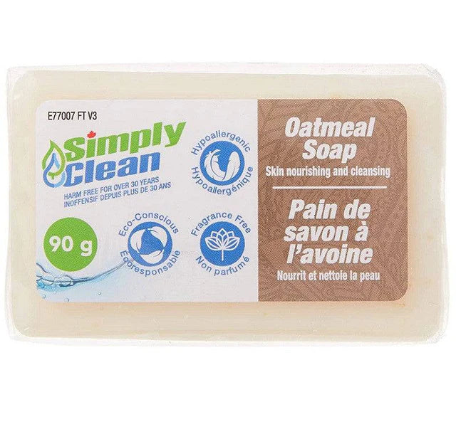 Simply Clean - Oatmeal Soap Bar - 90g