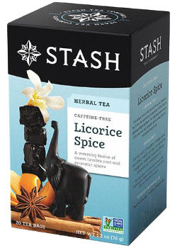 Stash Tea - Licorice Spice (Herbal Tea Caffeine Free) - 20 Tea Bags