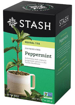 Stash Tea - Peppermint Tea (Caffeine Free) - 20 Tea Bags