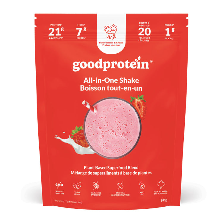 Good Protein All-in-One Shake Strawberries & Cream 880g