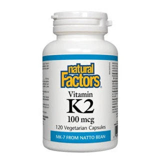 Natural Factors - Vitamin K2 100 mcg - 120 Capsules