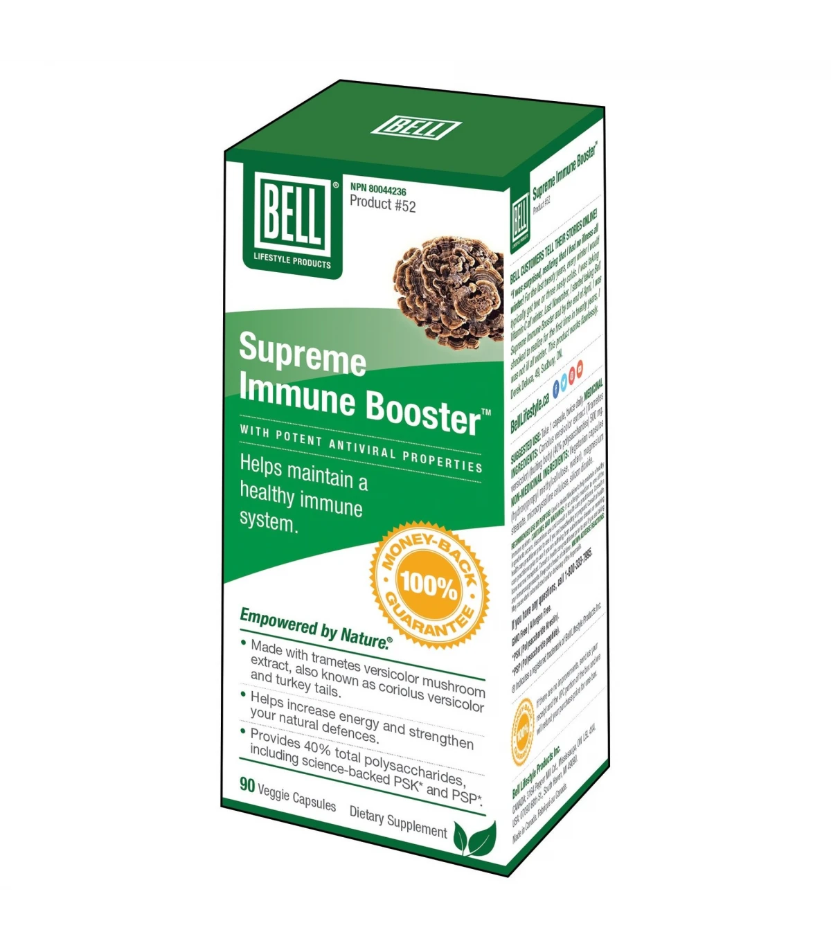 Bell Lifestyle Products - Bell Supreme Immune Booster #52 500mg - 90 Capsules