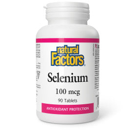 Natural Factors - Selenium 100 mcg Tablets - 90 Tablets