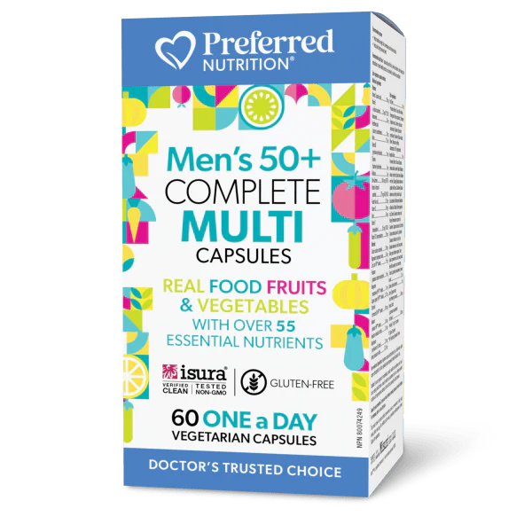 Preferred Nutrition® - Men's 50+ Complete Multi Capsules - 60 Capsules